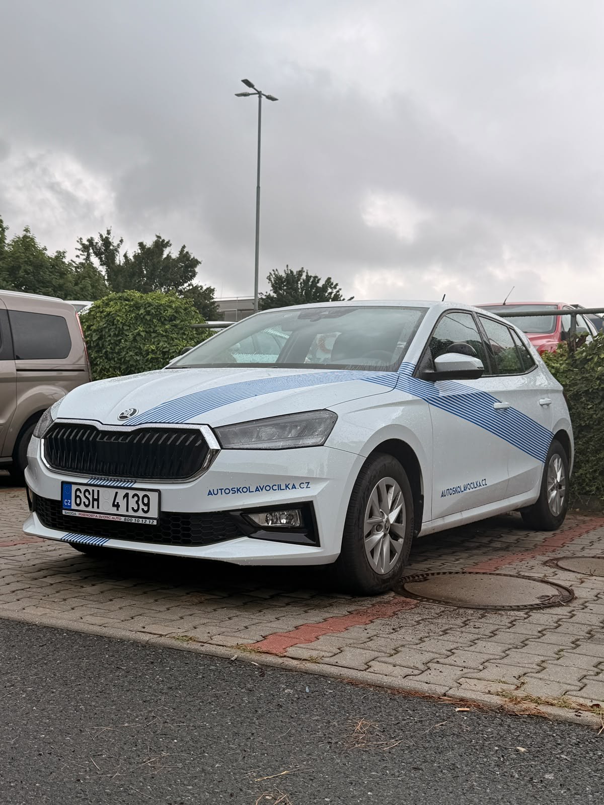 Výcvikový vůz Škoda Fabia Autoškoly Vocílka