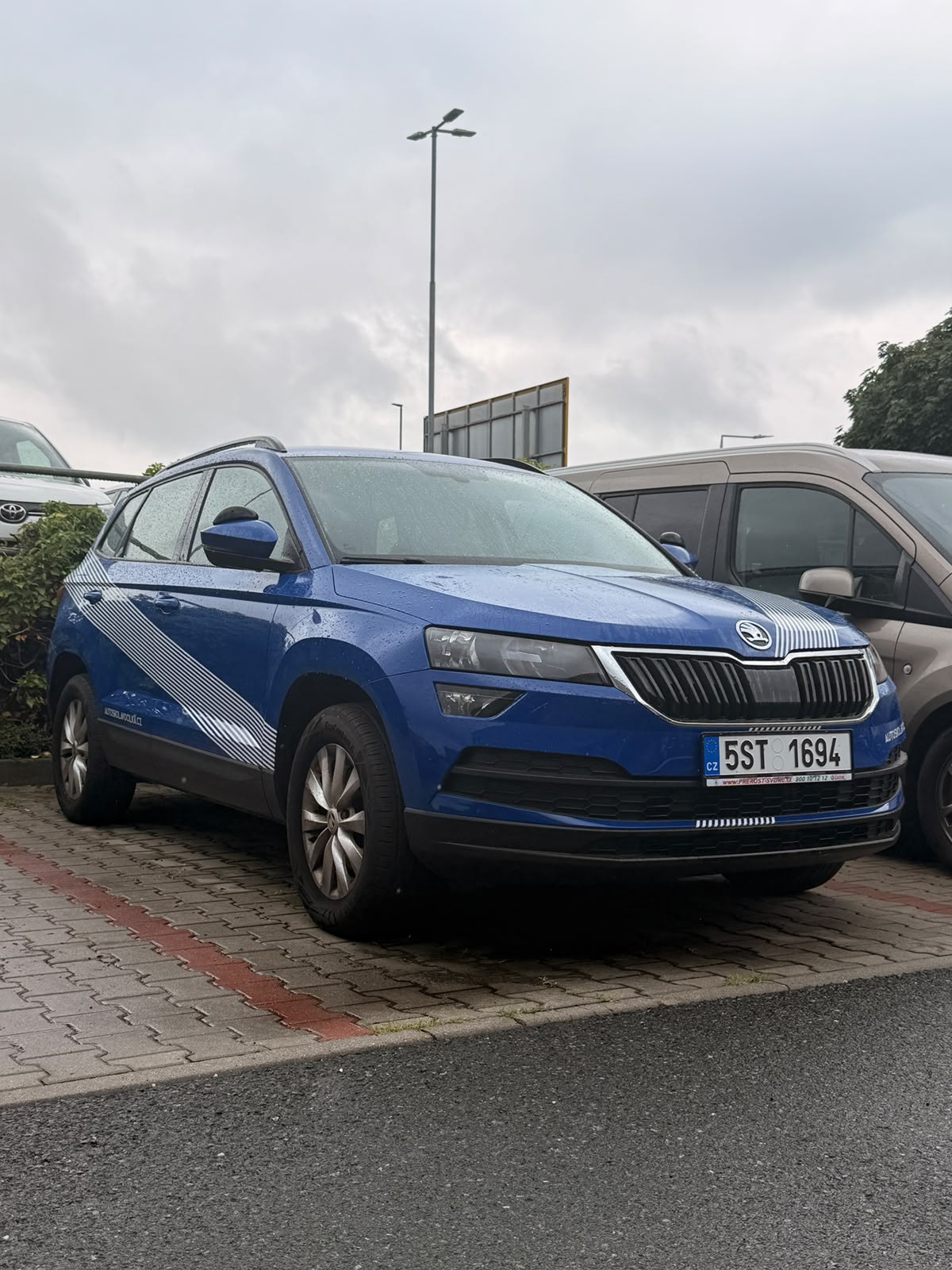 Výcvikový vůz Škoda Karoq Autoškoly Vocílka